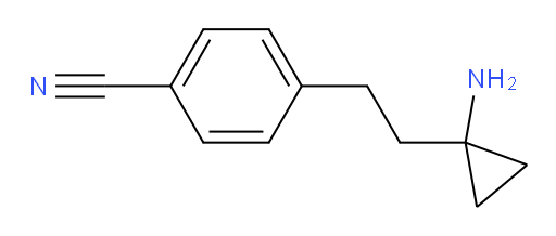 4-[2-(1-aminocyclopropyl)ethyl]benzonitrile
