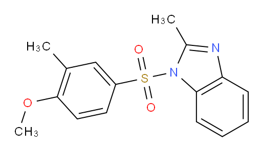 1-(4-methoxy-3-methylbenzenesulfonyl)-2-methyl-1H-1,3-benzodiazole