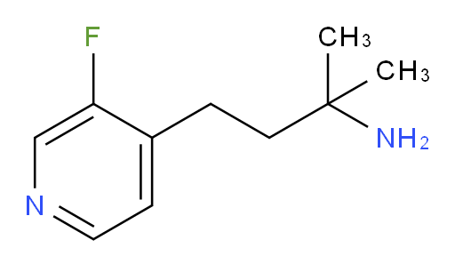4-(3-fluoropyridin-4-yl)-2-methylbutan-2-amine