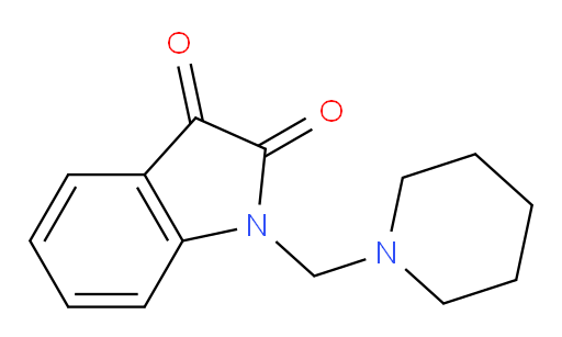 1-[(piperidin-1-yl)methyl]-2,3-dihydro-1H-indole-2,3-dione