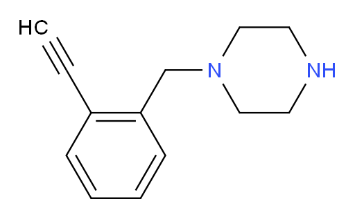 1-[(2-ethynylphenyl)methyl]piperazine