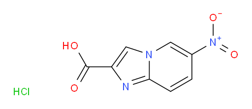 6-nitroimidazo[1,2-a]pyridine-2-carboxylic acid hydrochloride