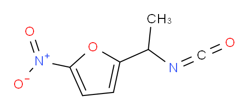 2-(1-isocyanatoethyl)-5-nitrofuran