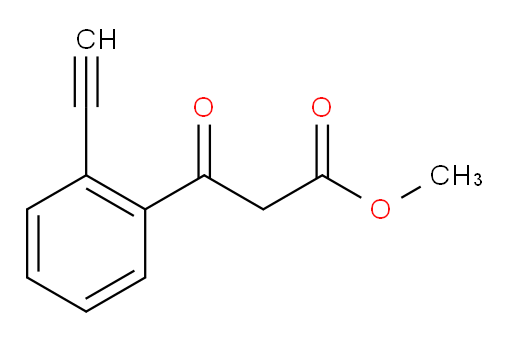 methyl 3-(2-ethynylphenyl)-3-oxopropanoate