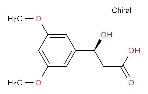 (3S)-3-(3,5-dimethoxyphenyl)-3-hydroxypropanoic acid