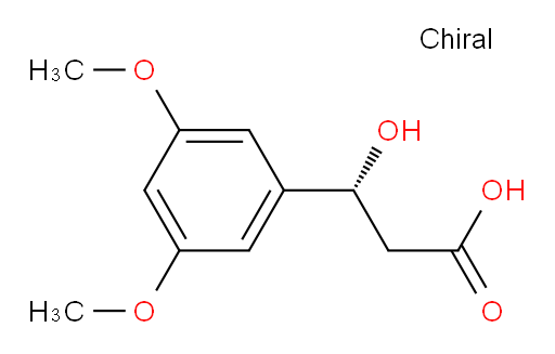 (3R)-3-(3,5-dimethoxyphenyl)-3-hydroxypropanoic acid