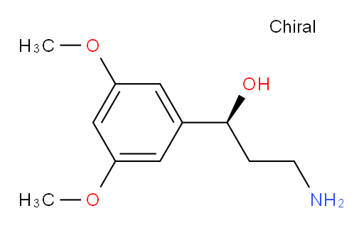 (1S)-3-amino-1-(3,5-dimethoxyphenyl)propan-1-ol