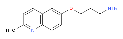 3-[(2-methylquinolin-6-yl)oxy]propan-1-amine