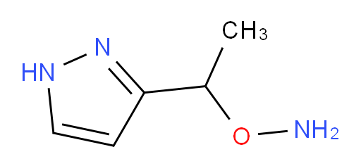 O-[1-(1H-pyrazol-3-yl)ethyl]hydroxylamine