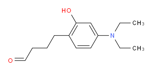 4-[4-(diethylamino)-2-hydroxyphenyl]butanal