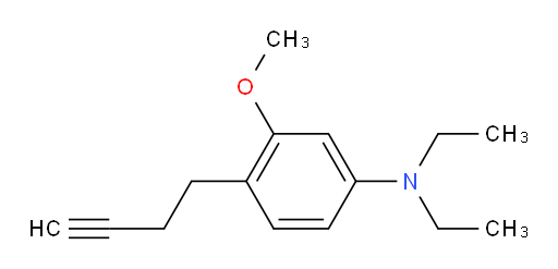 4-(but-3-yn-1-yl)-N,N-diethyl-3-methoxyaniline