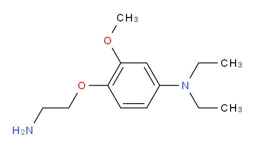 4-(2-aminoethoxy)-N,N-diethyl-3-methoxyaniline