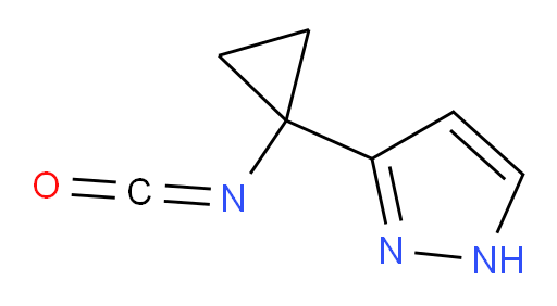3-(1-isocyanatocyclopropyl)-1H-pyrazole