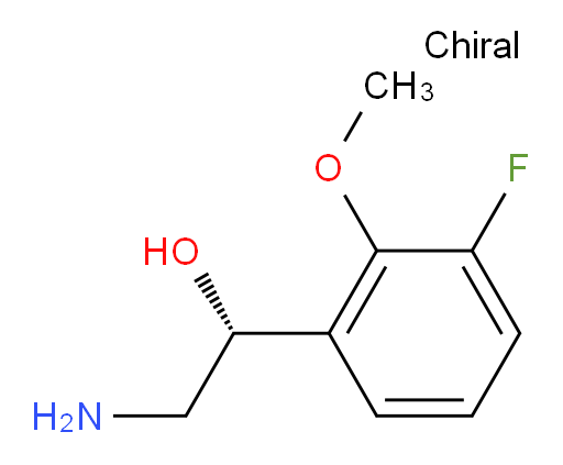 (1R)-2-amino-1-(3-fluoro-2-methoxyphenyl)ethan-1-ol
