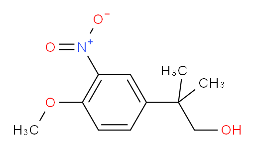 2-(4-methoxy-3-nitrophenyl)-2-methylpropan-1-ol