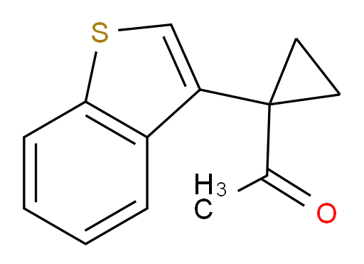 1-[1-(1-benzothiophen-3-yl)cyclopropyl]ethan-1-one