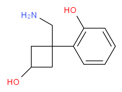2-[1-(aminomethyl)-3-hydroxycyclobutyl]phenol