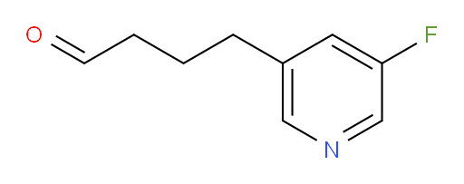 4-(5-fluoropyridin-3-yl)butanal