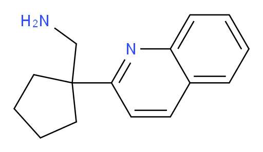 [1-(quinolin-2-yl)cyclopentyl]methanamine