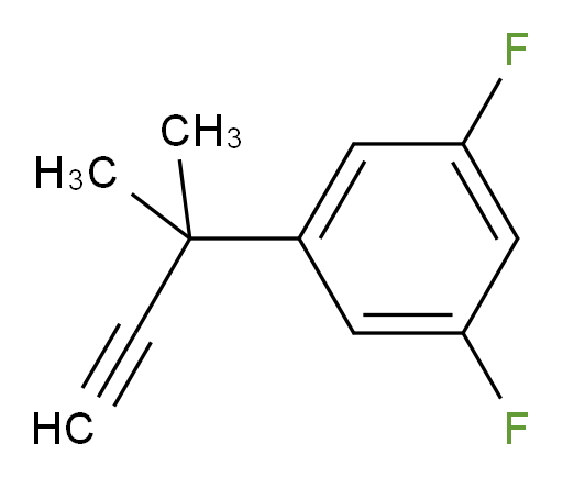 1,3-difluoro-5-(2-methylbut-3-yn-2-yl)benzene
