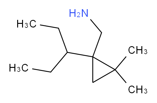[2,2-dimethyl-1-(pentan-3-yl)cyclopropyl]methanamine