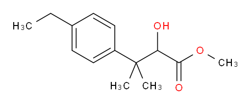methyl 3-(4-ethylphenyl)-2-hydroxy-3-methylbutanoate