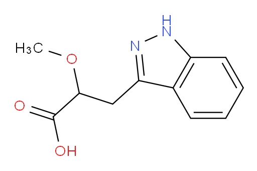 3-(1H-indazol-3-yl)-2-methoxypropanoic acid