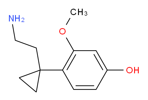4-[1-(2-aminoethyl)cyclopropyl]-3-methoxyphenol