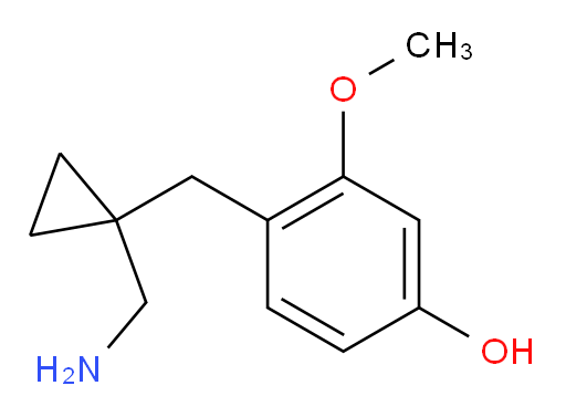 4-{[1-(aminomethyl)cyclopropyl]methyl}-3-methoxyphenol