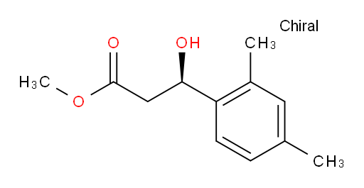 methyl (3R)-3-(2,4-dimethylphenyl)-3-hydroxypropanoate