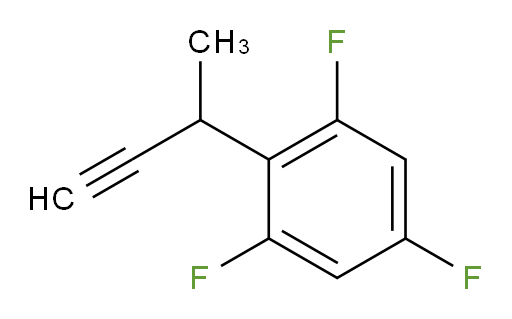 2-(but-3-yn-2-yl)-1,3,5-trifluorobenzene