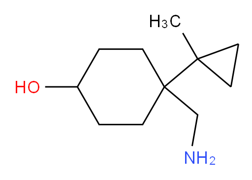 4-(aminomethyl)-4-(1-methylcyclopropyl)cyclohexan-1-ol