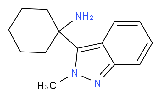 1-(2-methyl-2H-indazol-3-yl)cyclohexan-1-amine