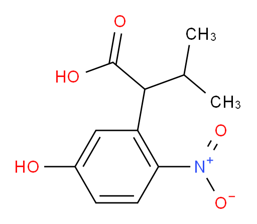 2-(5-hydroxy-2-nitrophenyl)-3-methylbutanoic acid