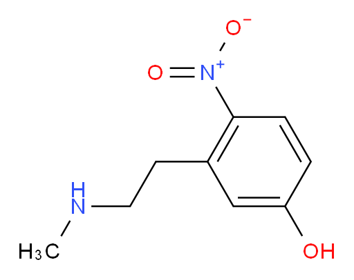 3-[2-(methylamino)ethyl]-4-nitrophenol