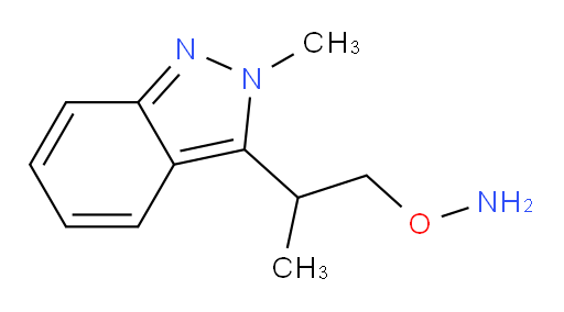 O-[2-(2-methyl-2H-indazol-3-yl)propyl]hydroxylamine