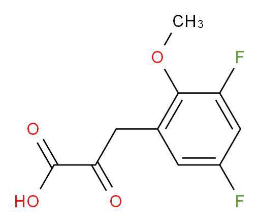 3-(3,5-difluoro-2-methoxyphenyl)-2-oxopropanoic acid