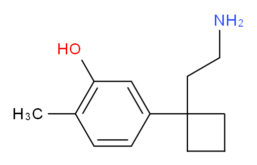 5-[1-(2-aminoethyl)cyclobutyl]-2-methylphenol