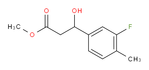 methyl 3-(3-fluoro-4-methylphenyl)-3-hydroxypropanoate