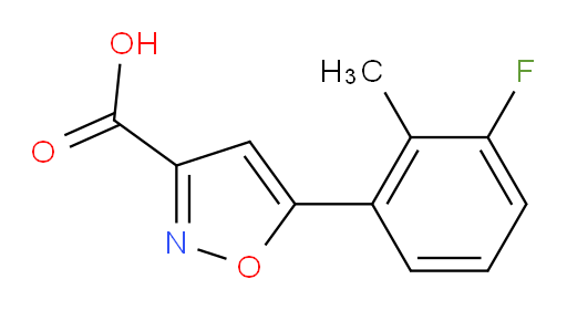 5-(3-fluoro-2-methylphenyl)-1,2-oxazole-3-carboxylic acid