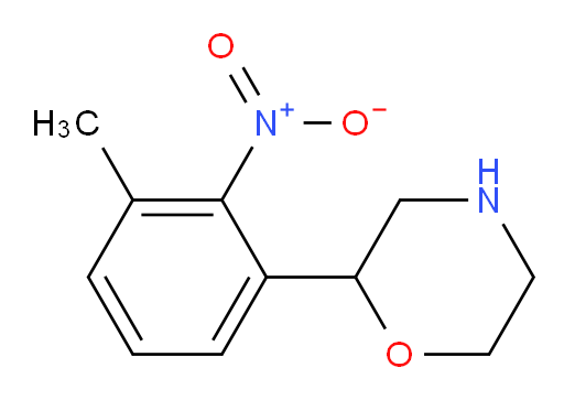2-(3-methyl-2-nitrophenyl)morpholine