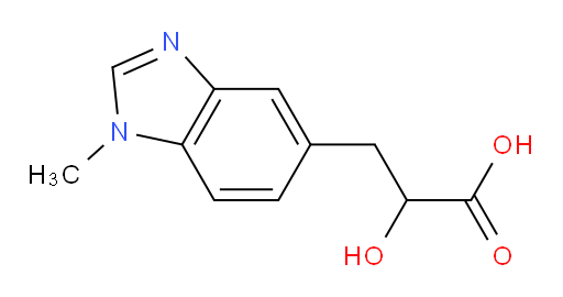 2-hydroxy-3-(1-methyl-1H-1,3-benzodiazol-5-yl)propanoic acid