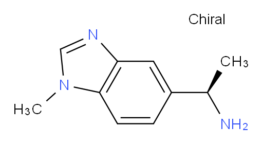 (1R)-1-(1-methyl-1H-1,3-benzodiazol-5-yl)ethan-1-amine