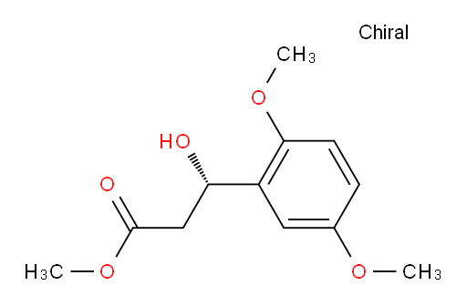 methyl (3S)-3-(2,5-dimethoxyphenyl)-3-hydroxypropanoate