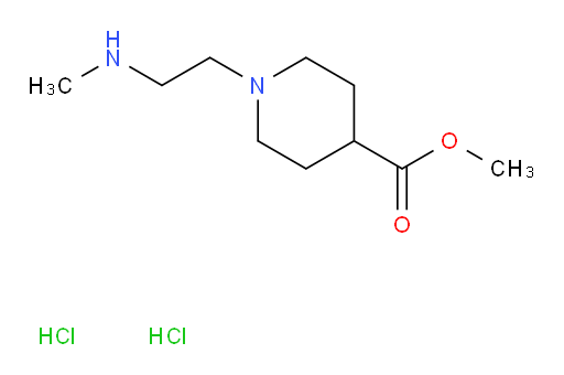 methyl 1-[2-(methylamino)ethyl]piperidine-4-carboxylate dihydrochloride