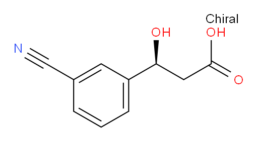 (3S)-3-(3-cyanophenyl)-3-hydroxypropanoic acid