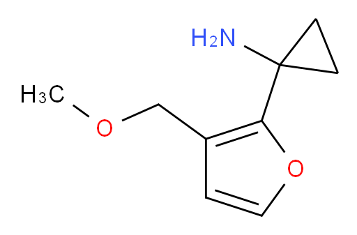 1-[3-(methoxymethyl)furan-2-yl]cyclopropan-1-amine