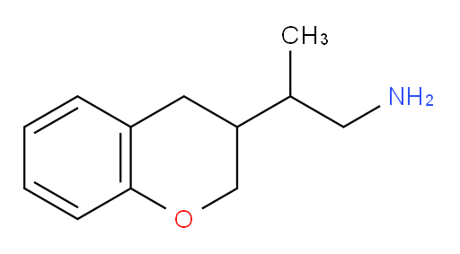 2-(3,4-dihydro-2H-1-benzopyran-3-yl)propan-1-amine