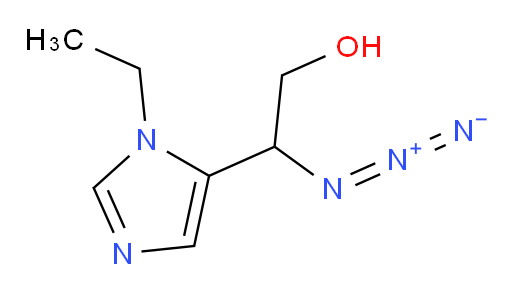 2-azido-2-(1-ethyl-1H-imidazol-5-yl)ethan-1-ol