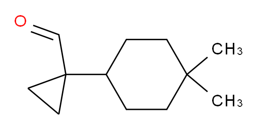 1-(4,4-dimethylcyclohexyl)cyclopropane-1-carbaldehyde